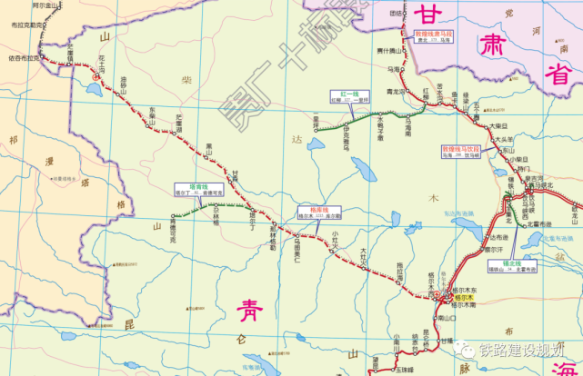 庫爾勒至格爾木鐵路東起青海省格爾木,西至新疆庫爾勒.