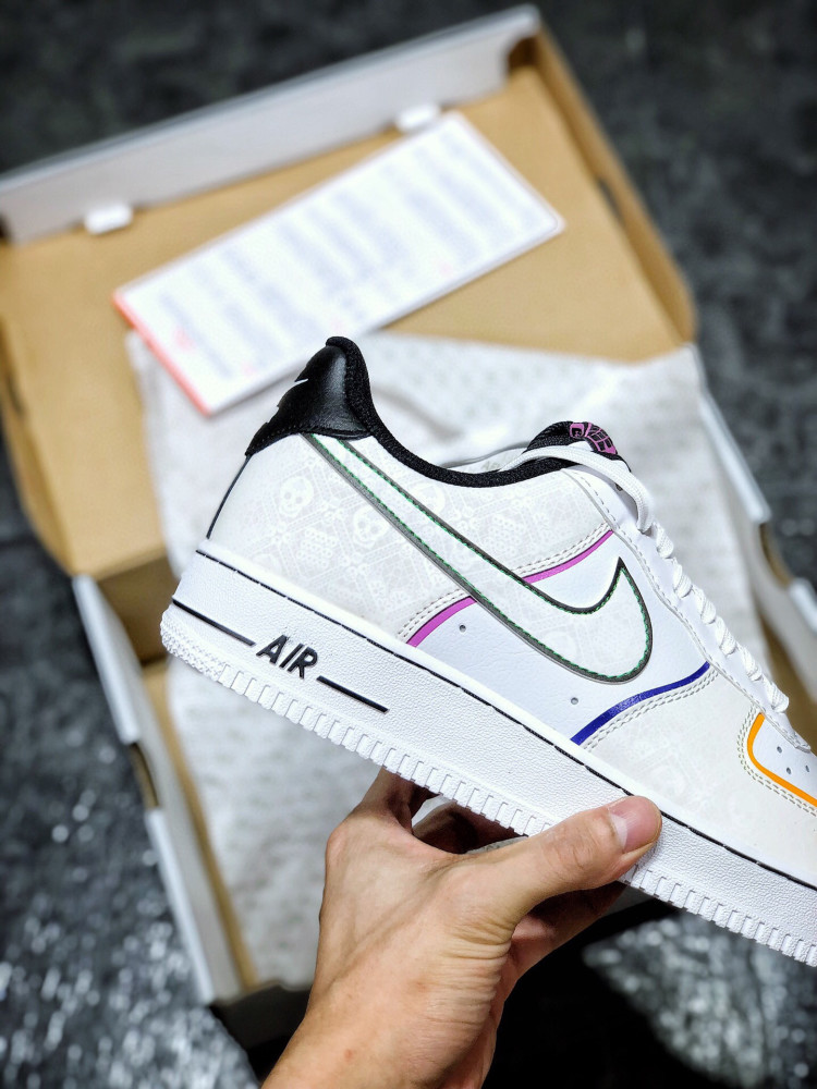 耐克af1dayofthedead亡灵节空军一号运动鞋