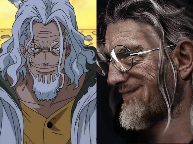 海贼王cos,索隆三刀流被神模仿,国外老人高度还原雷利