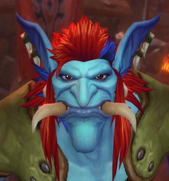 新增发型第一个肤色看起来格外像沙漠巨魔了.新增肤色