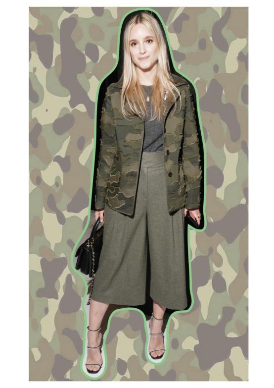 时尚元素不要乱穿,今夏流行的"迷彩"元素,帅气拉风明星都在穿