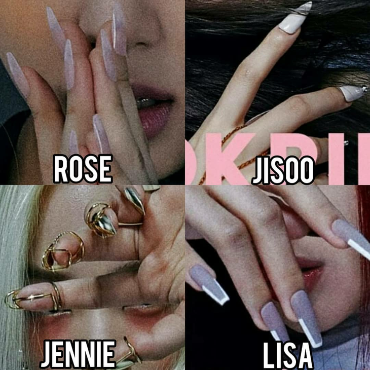 比起同款服装的价格让人望而止步,妹妹们的同款美甲却可以让你过过瘾