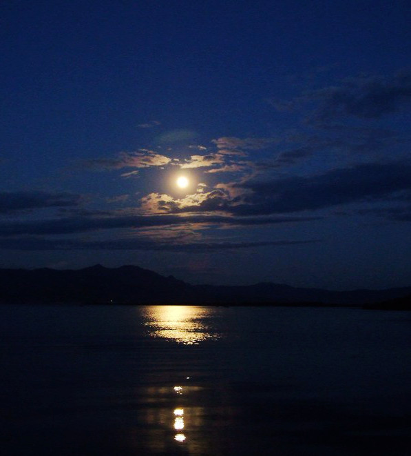 洱海月,这个大理四绝景色之一,金色的月亮在海底照耀,让太多人向往