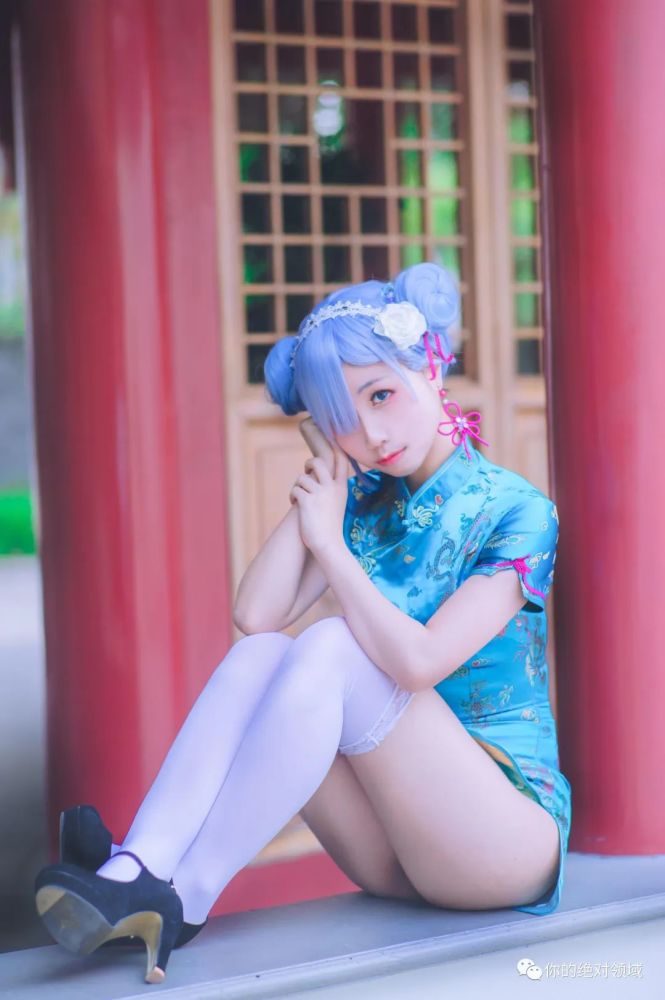 【cosplay】re从零开始的异世界生活 雷姆 白丝 萝莉