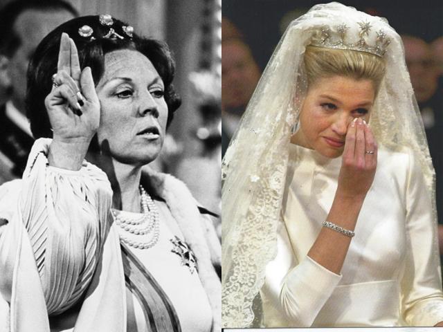 王室婚礼佩戴闪耀的王冠，平民出身的她，却戴着与众不同的头饰