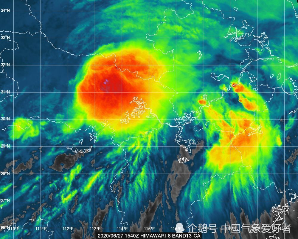 湖北 台风 继续壮大 磅礴云团太空可见 多省还将有大风大雨 腾讯新闻