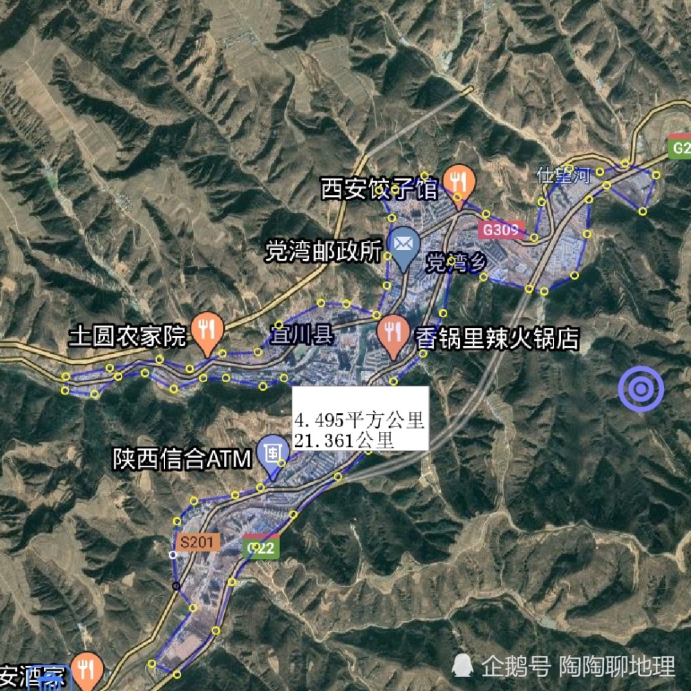 延安市建成区面积排名宝塔区最大黄龙县最小了解一下
