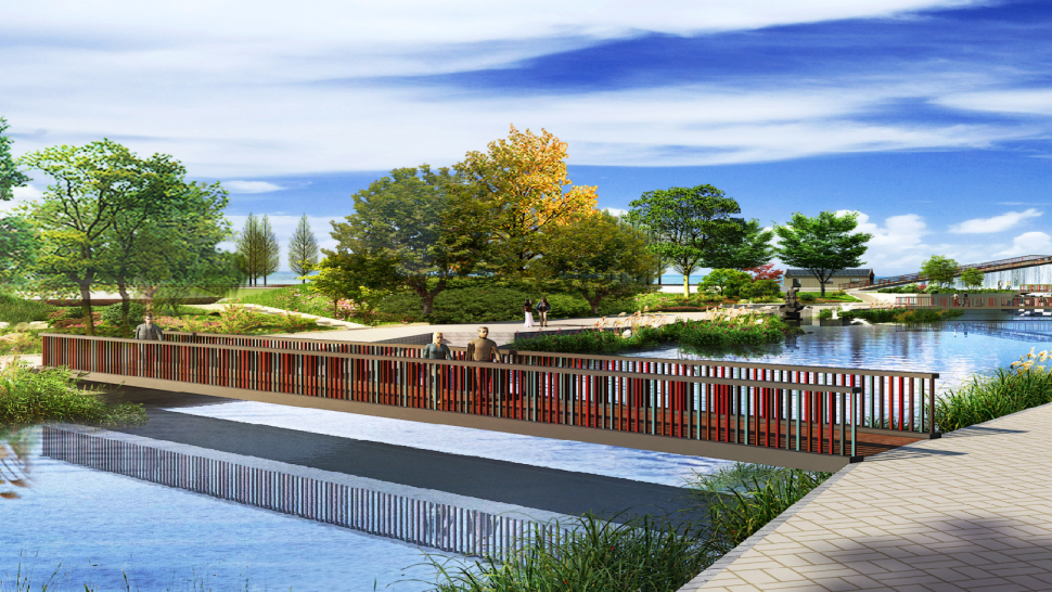 汕头将新增一大型公园!这一组3d效果图带你提前领略特色园林风光