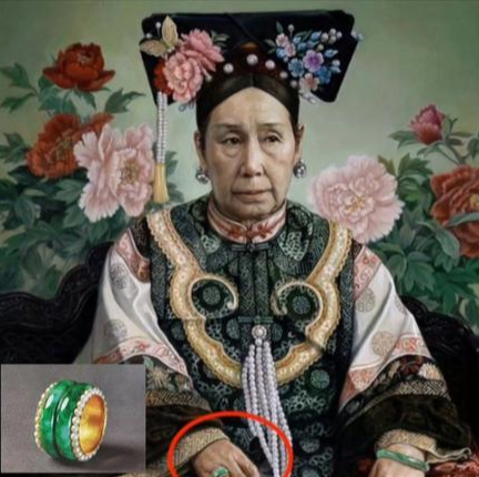 翡翠|乾隆提档，慈禧带货，逆袭的翡翠终成清宫后妃首饰的颜值担当