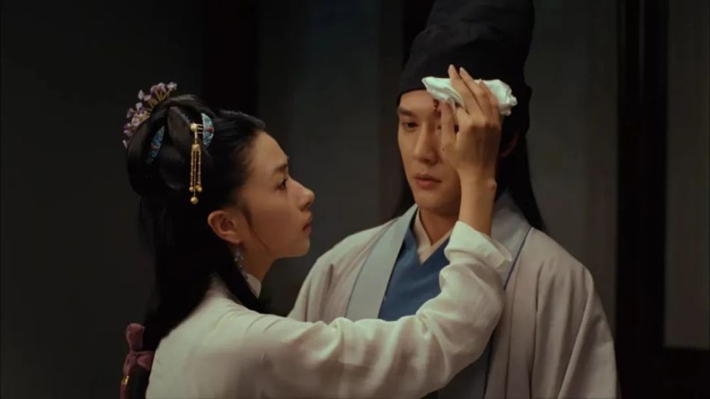 柳如是与陈子龙初识画面