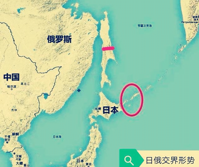 日本北方四岛地图位置图片