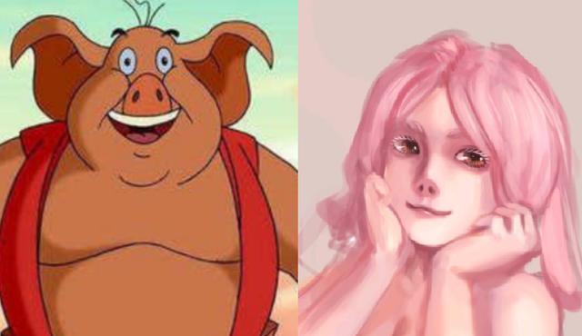 动漫版西游记角色娘化,猪八戒妖媚似仙子,悟空很是炫酷_腾讯新闻