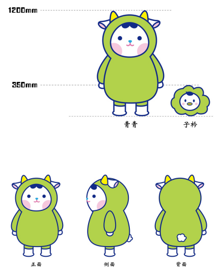 形象三视图表情设计图形象衍生图知道你没看过瘾