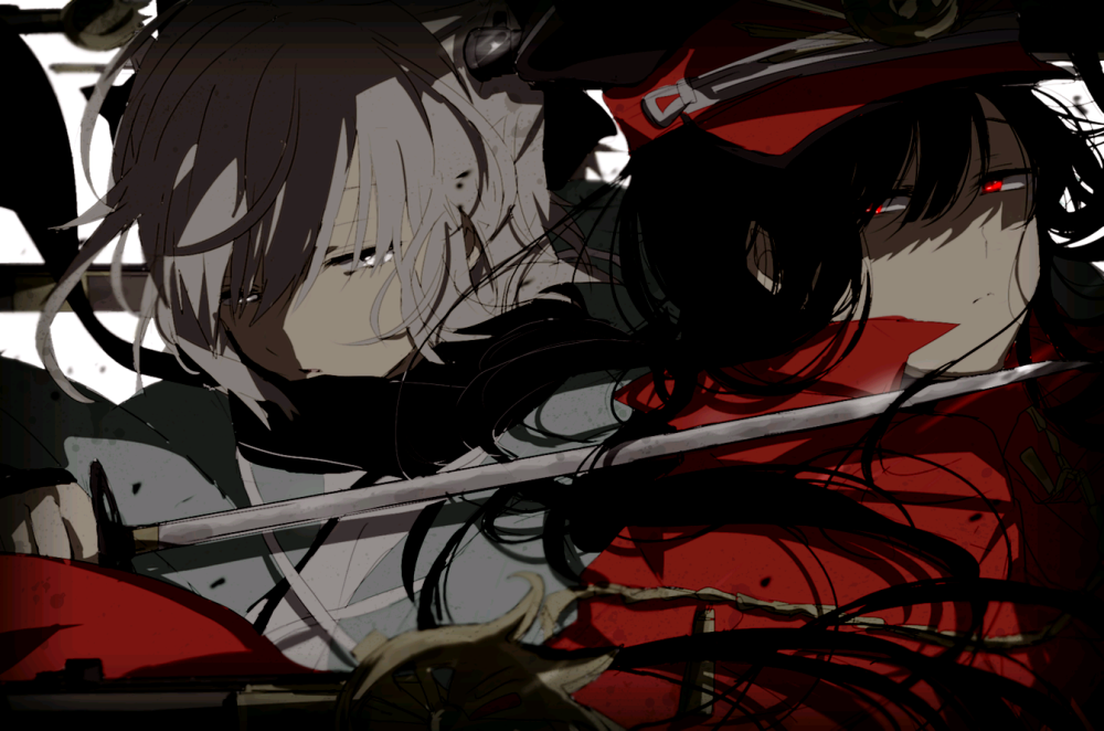 p站画师冬木的一组同人插画作品,画师