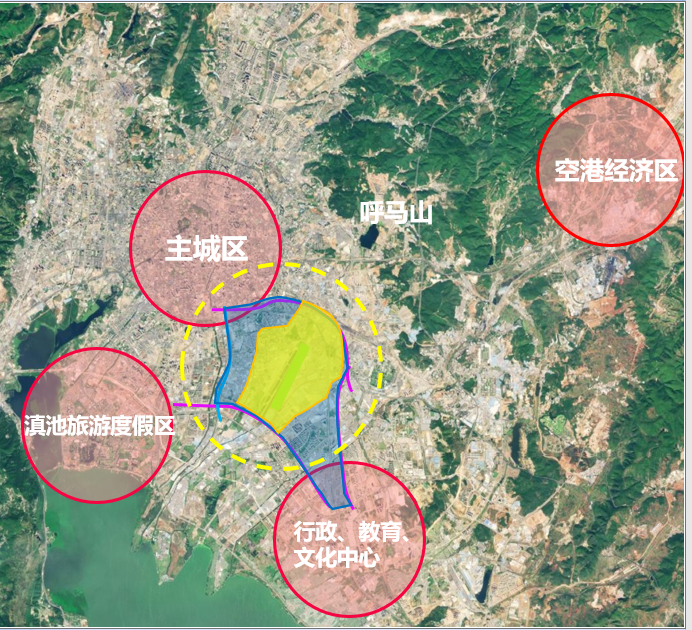 推介地块根据昆明城市总体规划,巫家坝将定位为昆明未来的城市新中心