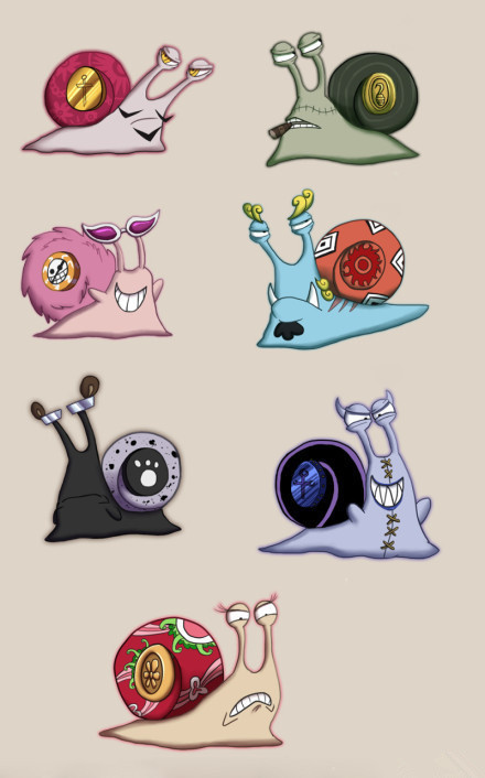 海贼王世界中的两大珍宝:电话虫,新闻鸟!