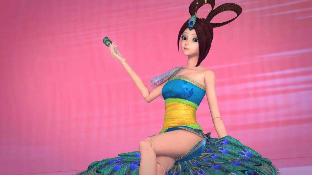 蓝孔雀的这个作用就是帮助主人快速换装,简单来讲就是在短时间内,换出