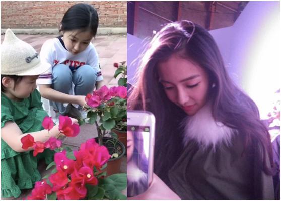 视频中,赵兰妮扮演者冯珺熙穿着白色的短袖t恤,下半身穿着牛仔裤和白