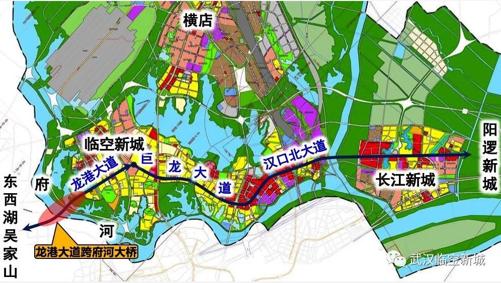 盘龙城将新建一座府河大桥盘龙正荣府发展加速度