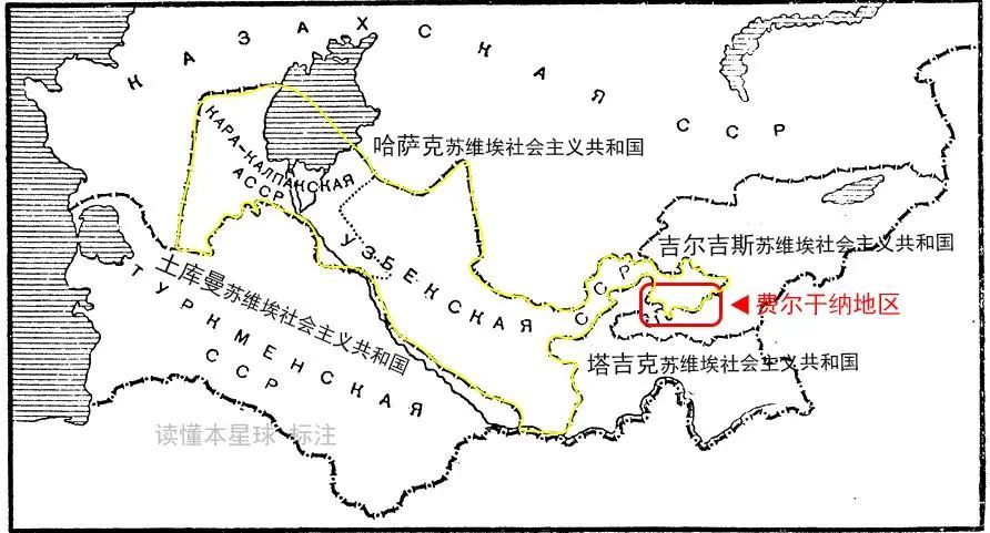 费尔干纳盆地为何那么多飞地,还成了中亚"火药桶"?