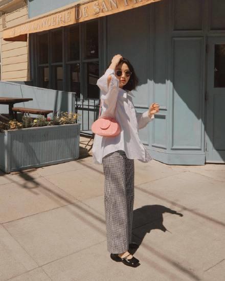 看到150cm女博主的裤装穿搭,时尚的魅力可真大