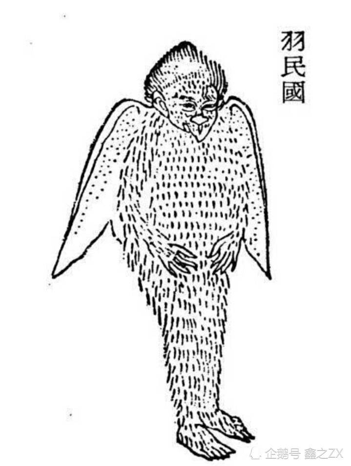 羽民国的人都长着翅膀吗?_腾讯新闻