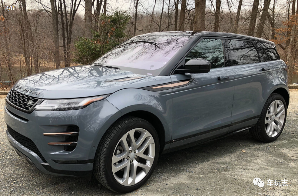 2020款攬勝小型suv極光evoque借用星脈velar的外套顯得精緻