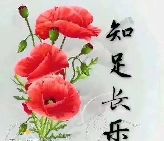 人生知足常乐的一段话