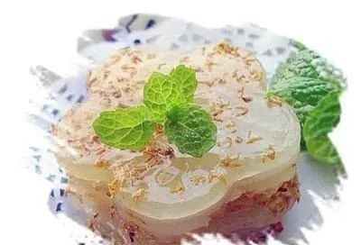 红楼美食桂花糖蒸新栗粉糕