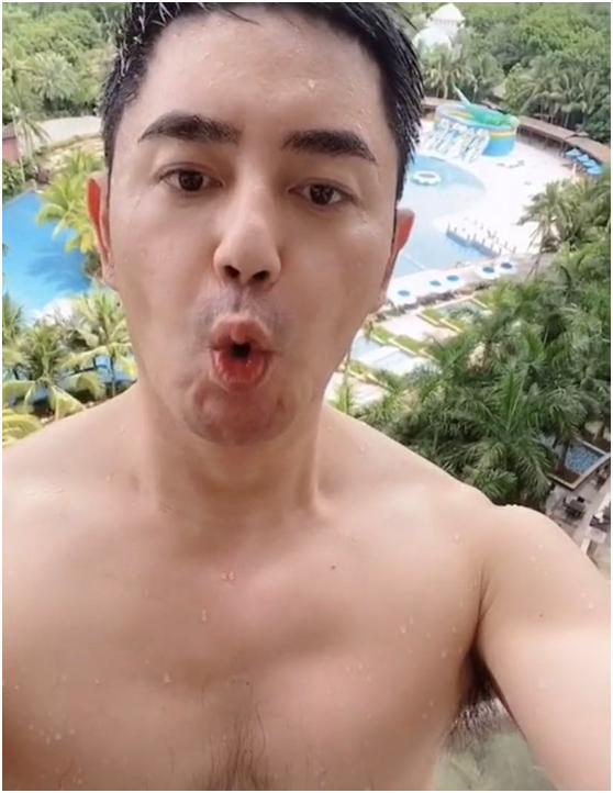 不过,最惹眼的还是要数牟凤彬的脸型,以前