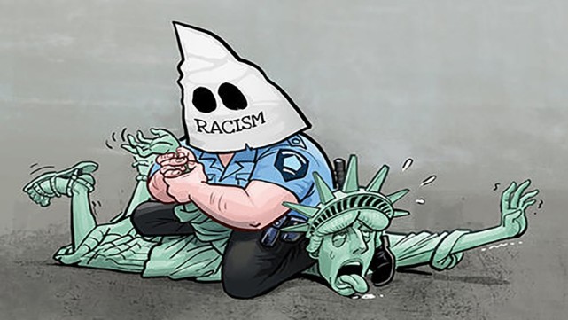 我无法呼吸真的在抗议警察暴力看看黑人社区的现状就知道了