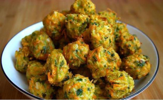 炸蔬菜丸子的做法