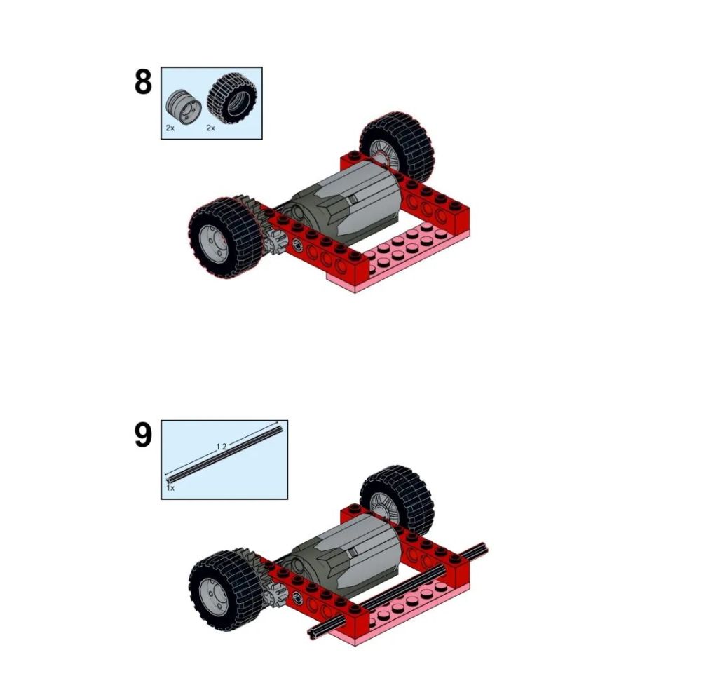如何做一輛簡單的樂高馬達小車