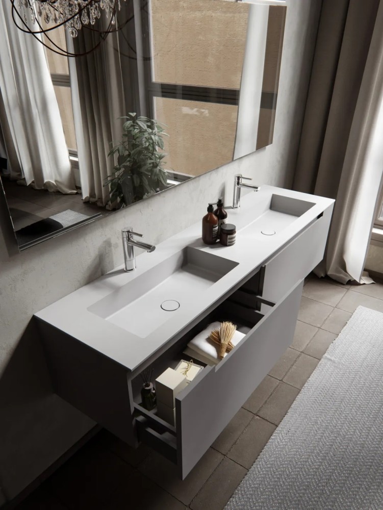 2020年别人家的浴室柜都这样设计