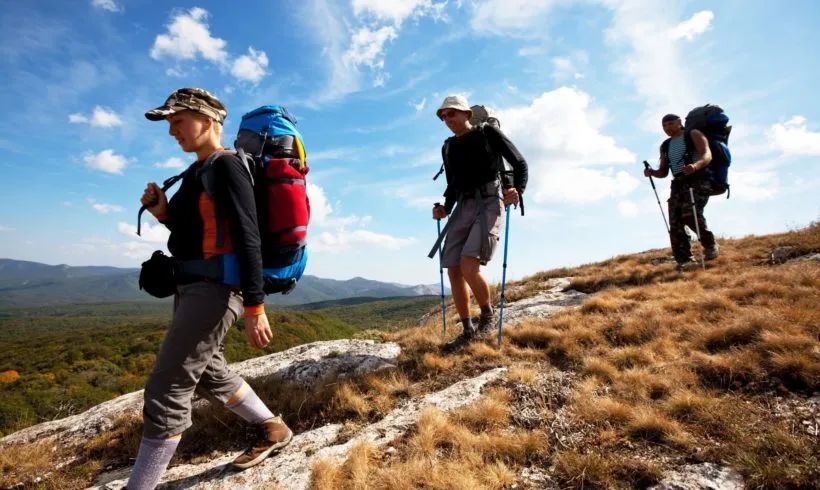 a. do you want to go trekking together?b.