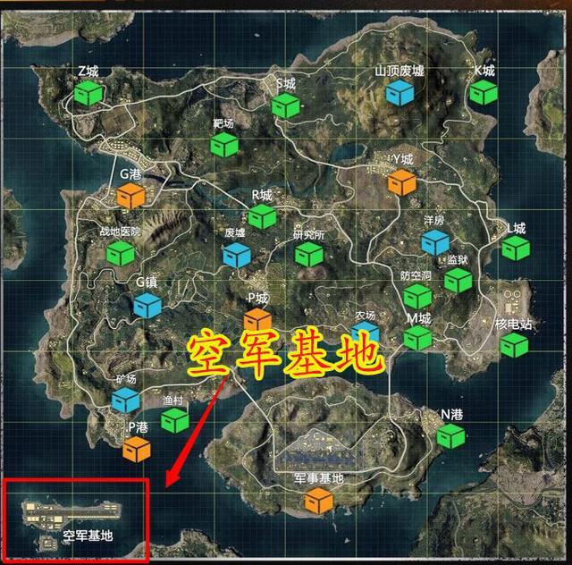 0|海岛地图|吃鸡趣事