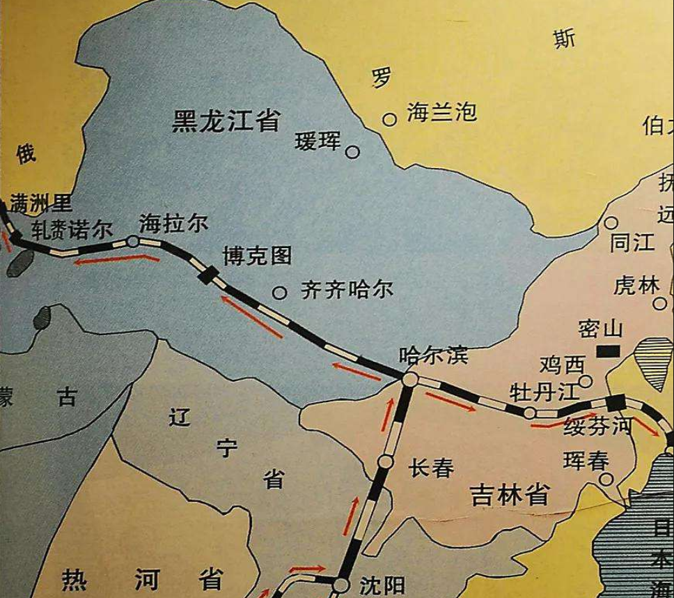 伪满洲国铁路图片