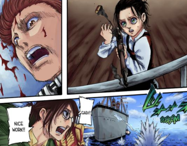 进击的巨人130话人类的黎明艾伦只剩4年希望三笠他们幸福