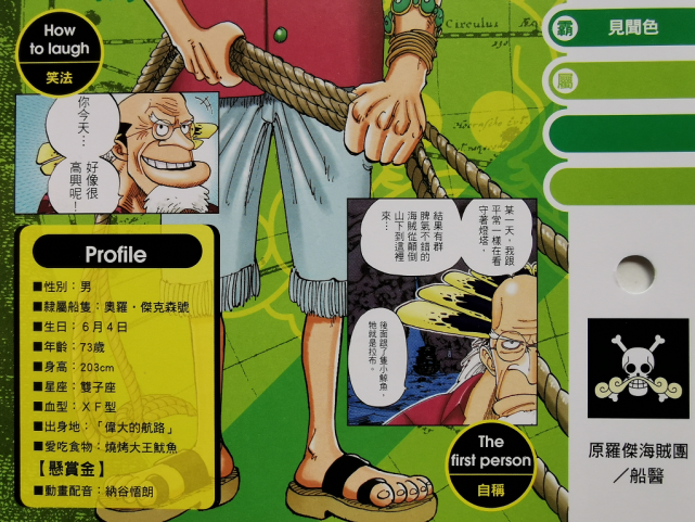 海贼王官方资料 抵达过拉夫德鲁 罗杰团里的凶悍船医 库洛卡斯 库洛卡斯 罗杰海贼团 海贼王 草帽海贼团 伦巴海贼团 路飞