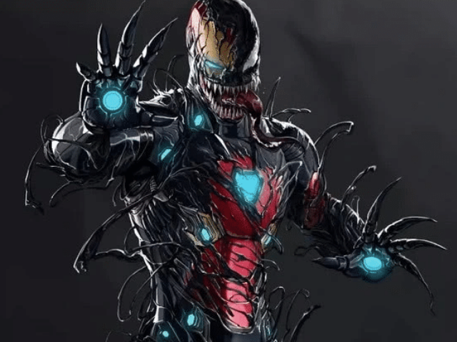 漫威被毒液附身的超级英雄钢铁侠恶心而她依旧美如画