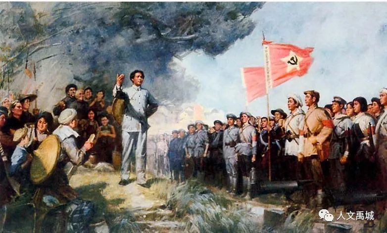 禹城原创鲜红的党旗高高飘扬