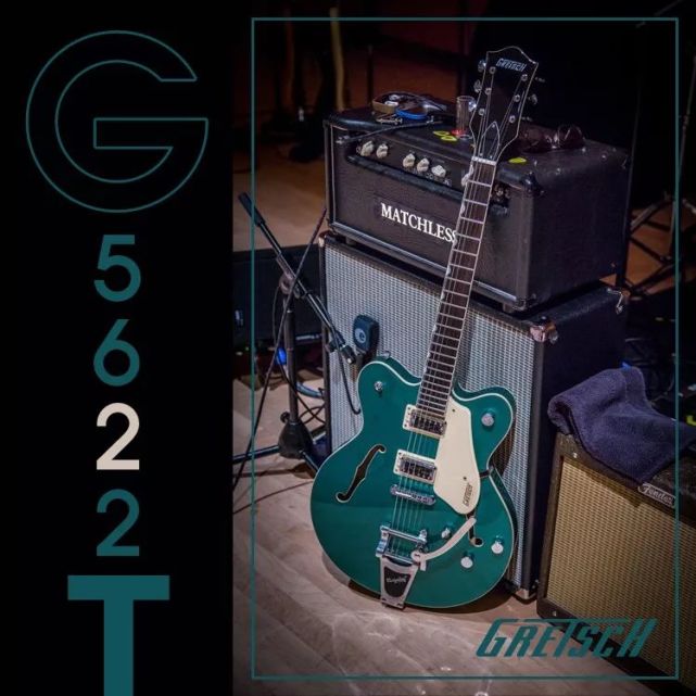 gretsch g5622t electromatic 双缺角半空心爵士琴