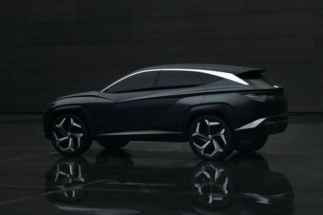 现代vision t概念车曝光 采用"参数动力学"几何设计特征