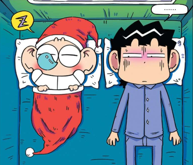 呆头穿戴两顶帽子与好兄弟"同眠共枕",导致旺财夜不能寐,差点一命呜呼