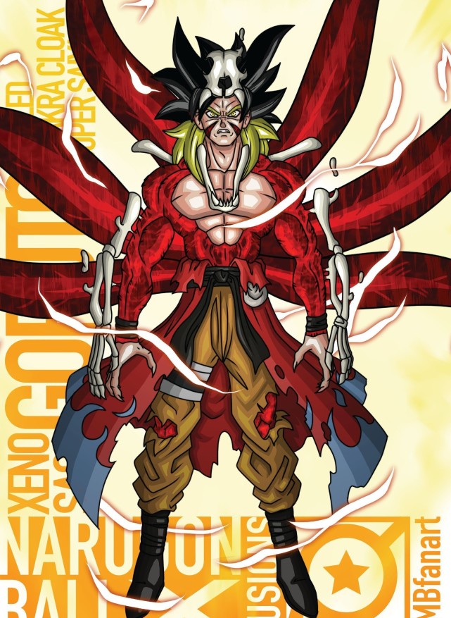 仙人模式的造型比起九喇嘛模式更加简朴一点,连脸上的金色火焰般的