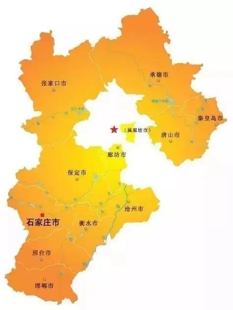 河北石家庄地理位置图图片