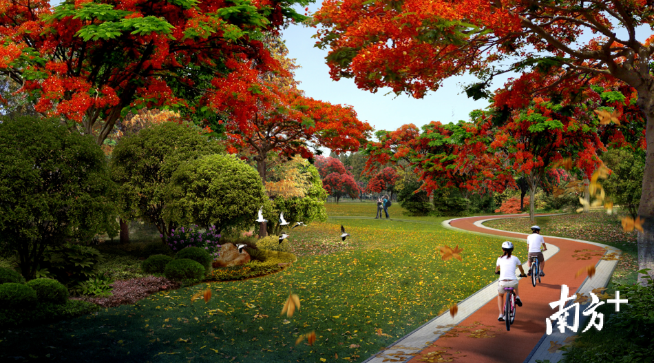 3d效果图抢先看东海岸新添大型公园十一开放