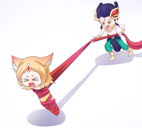 王者幼儿园哪吒见到杨戬的那一刻从高冷傲娇男秒变小可爱心都要化了