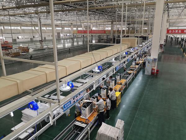 洛阳格力空调试下线项目总投资30亿董明珠有望为洛阳格力直播带货