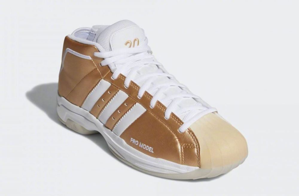 adidas pro model 2g全新玫瑰金配色发售_腾讯新闻